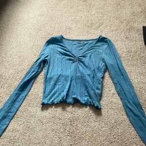 wild fable blue lacey longsleve